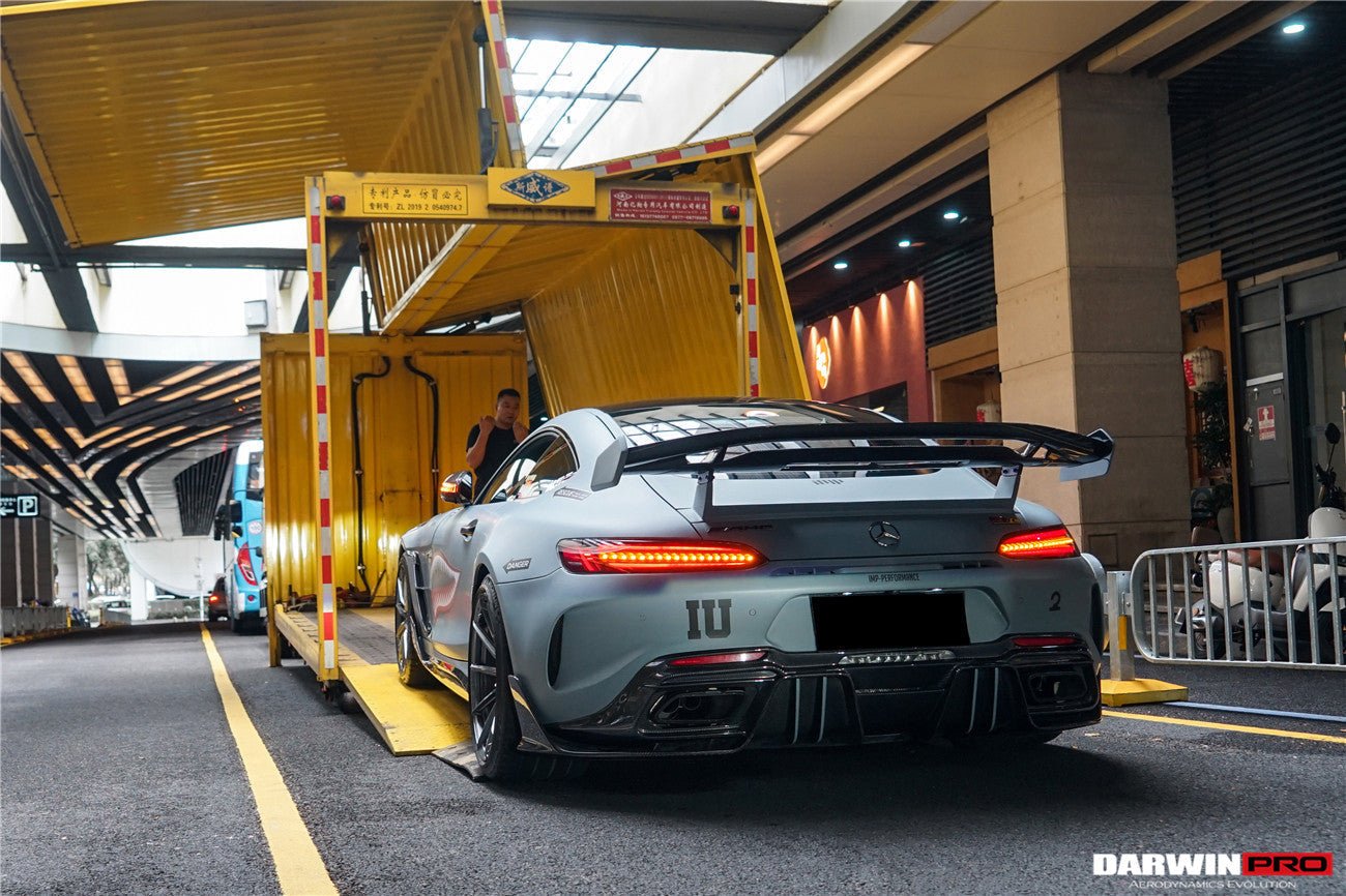 2017 - 2021 Mercedes Benz AMG GTC IMPII Part Carbon Fiber Rear Bumper With Exhasust tips